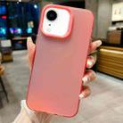 For iPhone XR IMD Colorful Gradient PC + Acrylic Phone Case(Pink) - 1