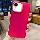 For iPhone XR IMD Colorful Gradient PC + Acrylic Phone Case(Rose Red) - 1