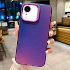 For iPhone XR IMD Colorful Gradient PC + Acrylic Phone Case(Purple) - 1