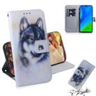 For Huawei P Smart 2020 Colored Drawing Horizontal Flip Leather Case with Holder & Card Slot & Wallet(White Wolf) - 1
