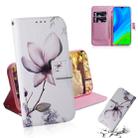 For Huawei P Smart 2020 Colored Drawing Horizontal Flip Leather Case with Holder & Card Slot & Wallet(Magnolia Flower) - 1