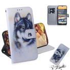 For Nokia 5.3 Colored Drawing Horizontal Flip Leather Case with Holder & Card Slot & Wallet(White Wolf) - 1