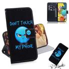 For Samsung Galaxy A51 5G Colored Drawing Horizontal Flip Leather Case with Holder & Card Slot & Wallet(Anger) - 1