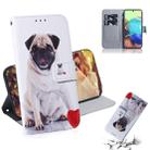 For Samsung Galaxy A71 5G Colored Drawing Horizontal Flip Leather Case with Holder & Card Slot & Wallet(Pug) - 1