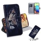 For Samsung Galaxy A71 5G Colored Drawing Horizontal Flip Leather Case with Holder & Card Slot & Wallet(Lion) - 1