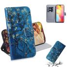 For Xiaomi Mi Note 10 Lite Colored Drawing Horizontal Flip Leather Case with Holder & Card Slot & Wallet(Apricot) - 1