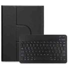 For iPad 10th Gen 10.9 2022 Square Button 360 Degree Rotatable Bluetooth Keyboard Leather Case(Black) - 1