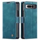 For Google Pixel Fold CaseMe 013 Multifunctional Horizontal Flip Leather Phone Case(Blue) - 2