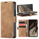 For Google Pixel Fold CaseMe 013 Multifunctional Horizontal Flip Leather Phone Case(Brown) - 1