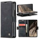 For Google Pixel Fold CaseMe 013 Multifunctional Horizontal Flip Leather Phone Case(Black) - 1
