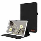 For Google Pixel Tablet Fabric Leather Tablet Case(Black) - 1