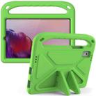 For Lenovo Tab M9 2023 Handle Portable EVA Shockproof Tablet Case(Green) - 1