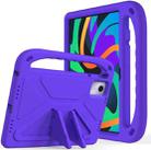 For Lenovo Tab M11/ Xiaoxin Pad 11 2024 Handle Portable EVA Shockproof Tablet Case(Purple) - 1