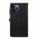 For iPhone 16 Pro ESEBLE Star Series Lanyard Zipper Wallet RFID Leather Case(Black) - 3