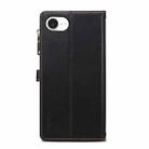 For iPhone 16e ESEBLE Star Series Lanyard Zipper Wallet RFID Leather Case(Black) - 3