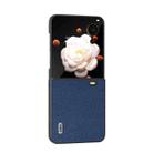 For Honor Magic V Flip ABEEL Genuine Leather Luolai Series Phone Case(Dark Blue) - 2