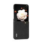 For Honor Magic V Flip ABEEL Genuine Leather Luolai Series Phone Case(Black) - 2