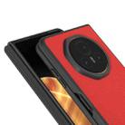 For Honor Magic V3 ABEEL Genuine Leather Luolai Series Phone Case(Red) - 3