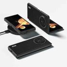 For Honor Magic V3 ABEEL Genuine Leather Luolai Series Phone Case(Black) - 2