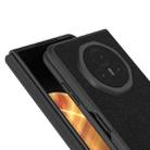For Honor Magic V3 ABEEL Genuine Leather Luolai Series Phone Case(Black) - 3