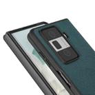 For Honor Magic Vs3 ABEEL Genuine Leather Luolai Series Phone Case(Dark Green) - 3