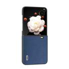 For Honor Magic V Flip ABEEL Genuine Leather Xiaoya Series Phone Case(Blue) - 2