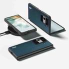 For Honor Magic Vs3 ABEEL Genuine Leather Xiaoya Series Phone Case(Dark Green) - 2