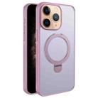 For iPhone 11 Pro Multifunctional MagSafe Holder Phone Case(Pink) - 1