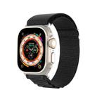 For Apple Watch Ultra 49mm DUX DUCIS GS Series Nylon Loop Watch Band(Black) - 1