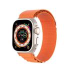 For Apple Watch Ultra 49mm DUX DUCIS GS Series Nylon Loop Watch Band(Orange) - 1