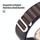 For Apple Watch Series 6 44mm DUX DUCIS GS Series Nylon Loop Watch Band(Indigo Blue) - 5