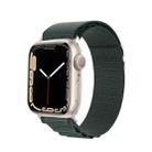 For Apple Watch Series 9 41mm DUX DUCIS GS Series Nylon Loop Watch Band(Green) - 1