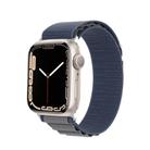For Apple Watch SE 2023 44mm DUX DUCIS GS Series Nylon Loop Watch Band(Blue) - 1