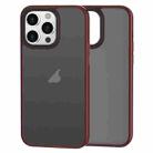 For iPhone 15 Pro Max Brilliant Series Micro-frosted Anti-fingerprint PC Phone Case(Purplish Red) - 1