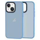 For iPhone 15 Plus Brilliant Series Micro-frosted Anti-fingerprint PC Phone Case(Blue) - 1