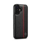 For iPhone 17 LC.IMEEKE 3 in 1 Carbon Fiber Texture Shockproof Phone Case(Black) - 2