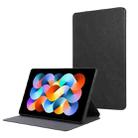 For Xiaomi Redmi Pad 10.6 TPU Flip Tablet Protective Leather Case(Black) - 1