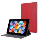 For Xiaomi Redmi Pad 10.6 TPU Flip Tablet Protective Leather Case(Red) - 1