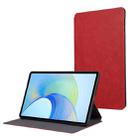 For Xiaomi Redmi Pad Pro 12.1 TPU Flip Tablet Protective Leather Case(Red) - 1