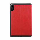 For Xiaomi Redmi Pad 2 Simple Crazy Horse Leather Tablet Case(Red) - 3