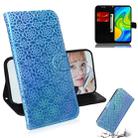 For Xiaomi Redmi Note 9 / 10X 4G Solid Color Colorful Magnetic Buckle Horizontal Flip PU Leather Case with Holder & Card Slots & Wallet & Lanyard(Sky Blue) - 1