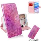 For Xiaomi Redmi 10X 5G Solid Color Colorful Magnetic Buckle Horizontal Flip PU Leather Case with Holder & Card Slots & Wallet & Lanyard(Pink) - 1