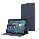 For Amazon Fire Max 11 TPU Flip Tablet Protective Leather Case(Dark Blue) - 1