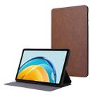 For Huawei MatePad SE 10.4 2022 TPU Flip Tablet Protective Leather Case(Brown) - 1