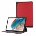 For Samsung Galaxy Tab A8 TPU Flip Tablet Protective Leather Case(Red) - 1