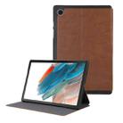 For Samsung Galaxy Tab A8 TPU Flip Tablet Protective Leather Case(Brown) - 1