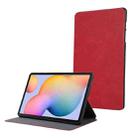 For Samsung Galaxy Tab S6 Lite P610 TPU Flip Tablet Protective Leather Case(Red) - 1