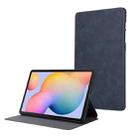 For Samsung Galaxy Tab S6 Lite P610 TPU Flip Tablet Protective Leather Case(Dark Blue) - 1