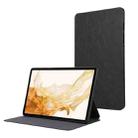 For Samsung Galaxy Tab S9 TPU Flip Tablet Protective Leather Case(Black) - 1
