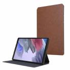 For Samsung Galaxy Tab A9+ TPU Flip Tablet Protective Leather Case(Brown) - 1